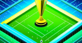 champions league trophy spotlight