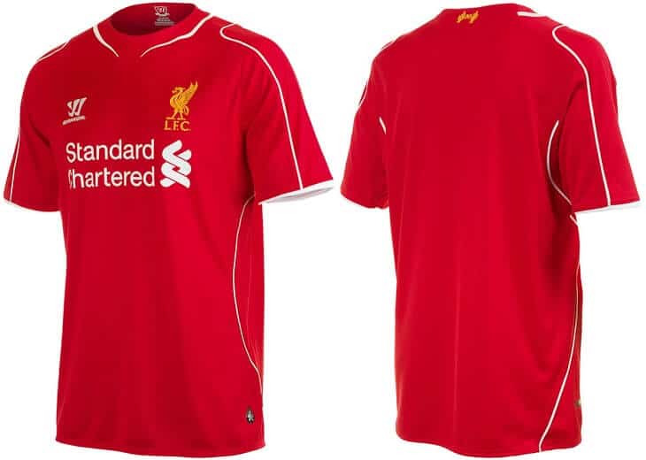 liverpool home away and third kit