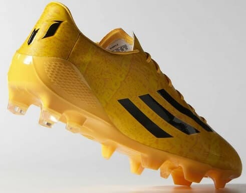 gold messi cleats