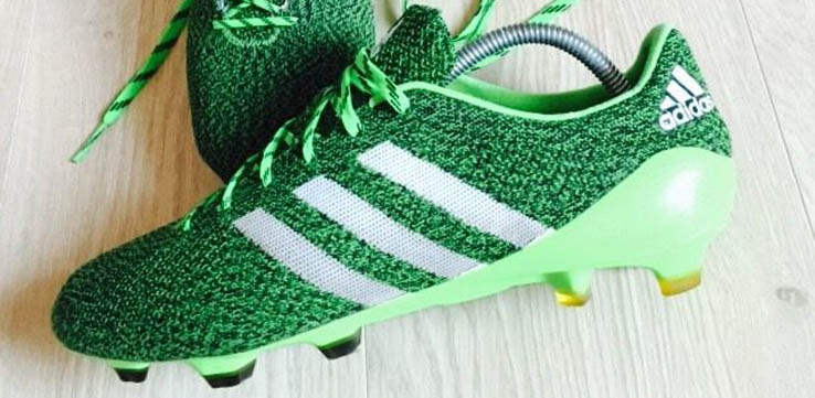 green football boots adidas