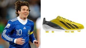 Picture 2.4. Lionel Messi and the Addidas F50 adiZero.